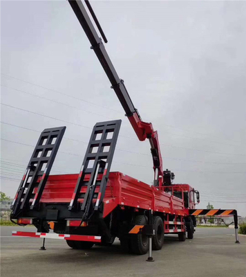 東風(fēng)T5前四后八10噸隨車吊帶爬梯 多功能高效運輸解決方案